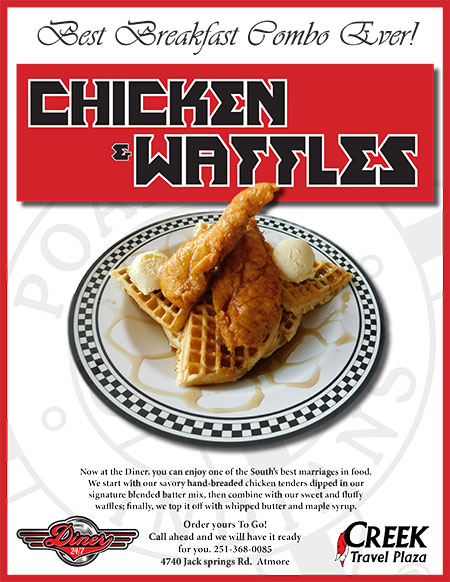 Small picture of an article titled: Chicken and Waffles