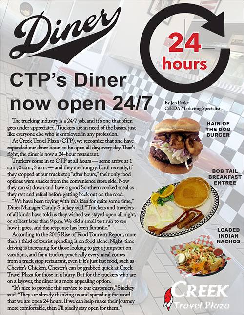 Small picture of an article titled: 24 Hour Diner