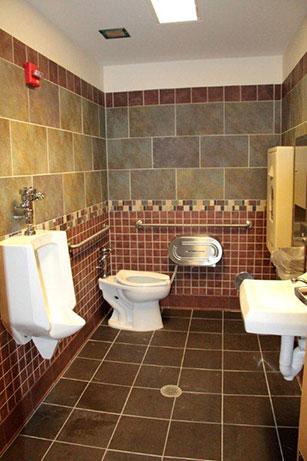 Image of the Bathrooms at Creek Travel Plaza