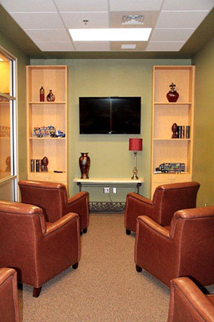 Image of the Drivers Lounge at Creek Travel Plaza